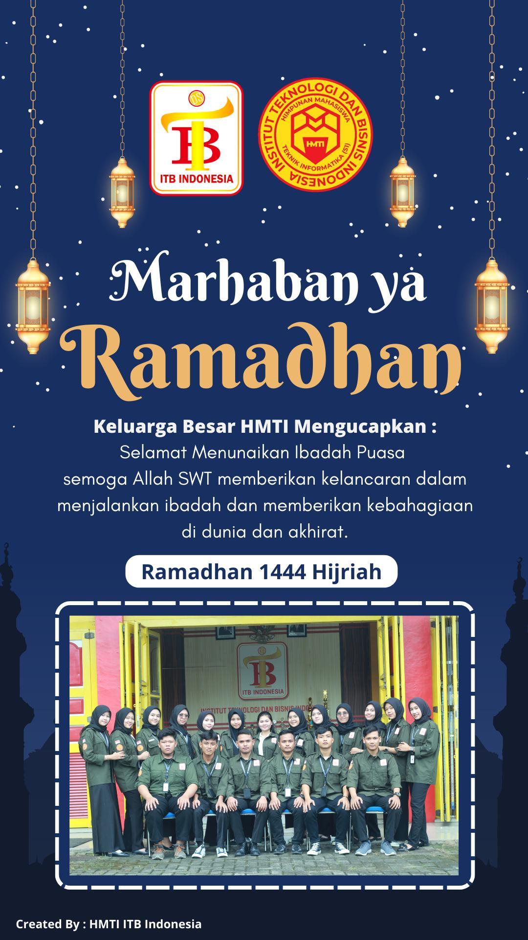 Marhaban ya Ramadhan.